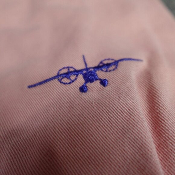 Vineyard Vines Shorts 32 Pink Embroidered Seaplanes Breaker Critter 10" In - Picture 12 of 12